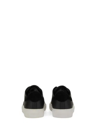 Axel Arigato '90 Clean' Black Low Top Sneakers With Logo Lettering On The Side In Black