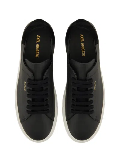 Axel Arigato '90 Clean' Black Low Top Sneakers With Logo Lettering On The Side In Black