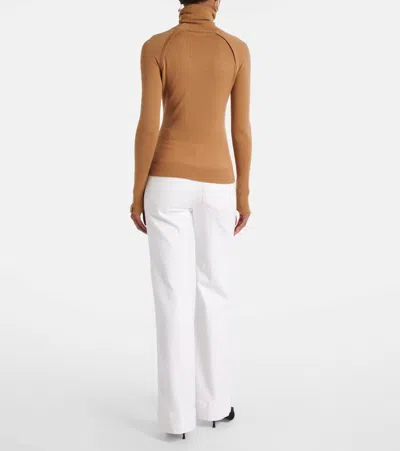 Victoria Beckham 'piping' Sweater In Brown