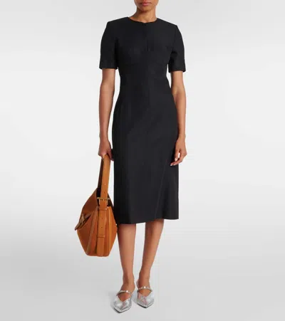 Alexander Mcqueen Brown Shoulder Bag With Adjustable Shoulder Strap And T Buckle Closure On The Front In Suede Woman