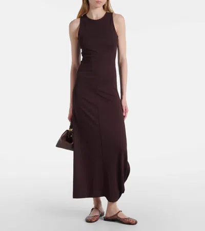 Tory Burch Mellow Jelly Mary Jane Ballerina Mules In Purple