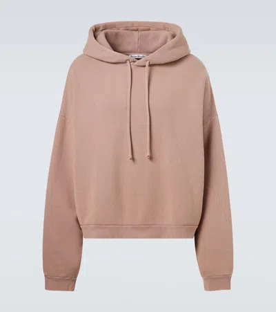 Acne Studios Fester H Cotton-jersey Hoodie In Pink