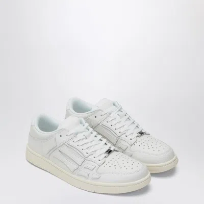 Amiri Skel Top Low Sneakers With Sleek Design In White