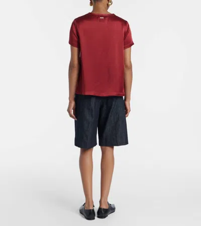 S Max Mara Rebecca Satin T-shirt