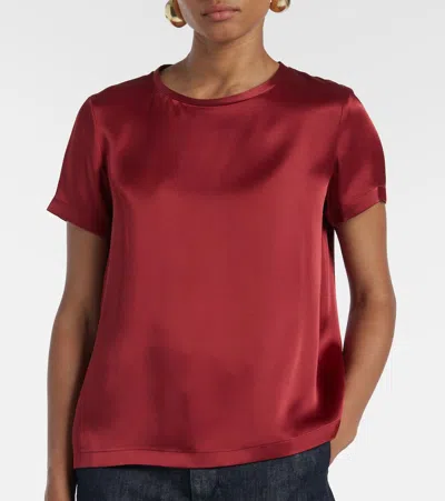 S Max Mara Rebecca Satin T-shirt