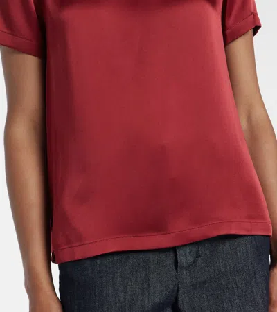 S Max Mara Rebecca Satin T-shirt