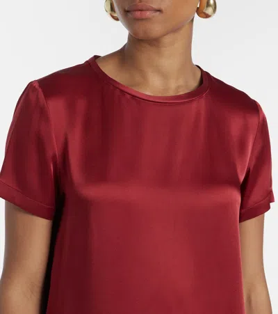 S Max Mara Rebecca Satin T-shirt