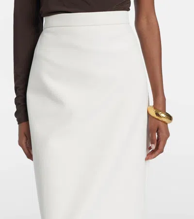 Max Mara `losanna` Knit Skirt In Neutral