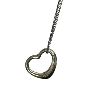 Pre-owned Tiffany & Co Open Heart 925 Pendant Necklace () In Multi