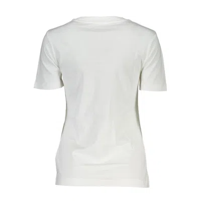Calvin Klein White Cotton Women Tshirt In Gray