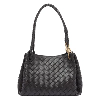 Bottega Veneta Women Parachute Shoulder Bag In Black