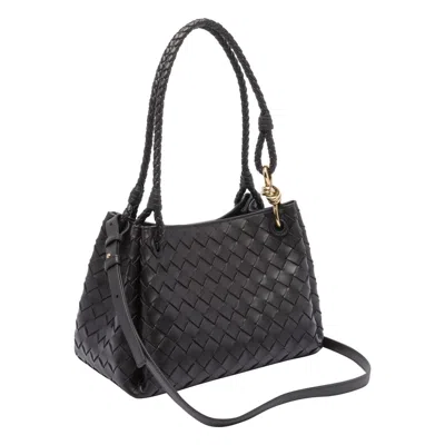 Bottega Veneta Women Parachute Shoulder Bag In Black