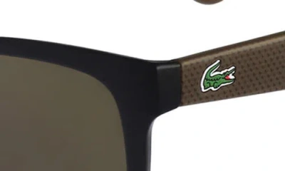 Lacoste 52mm Rectangular Sunglasses In Black