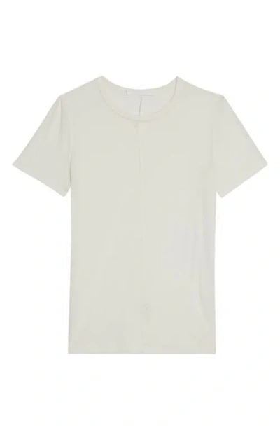 Helmut Lang Zeroscape Mesh Cotton Jersey T-shirt In White