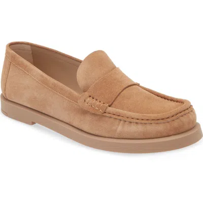 Stuart Weitzman Blake Loafer In Brown