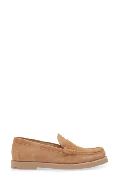 Stuart Weitzman Blake Loafer In Brown