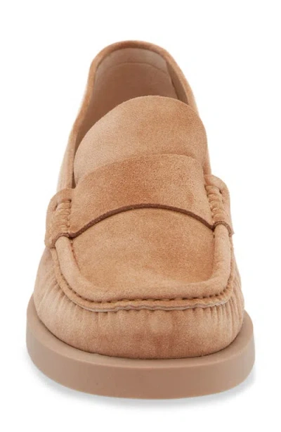 Stuart Weitzman Blake Loafer In Brown