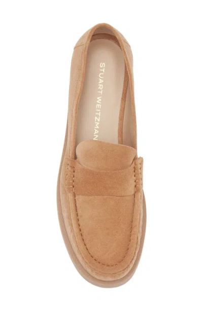 Stuart Weitzman Blake Loafer In Brown