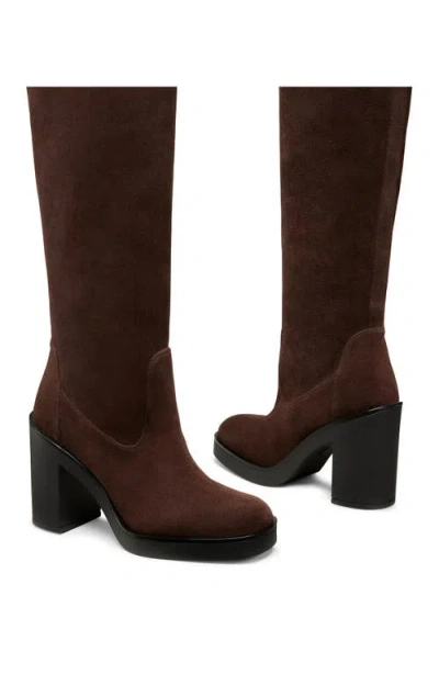 Stuart Weitzman Bethenny Block Heel Tall Boot