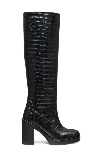 Stuart Weitzman Bethenny Block Heel Tall Boot