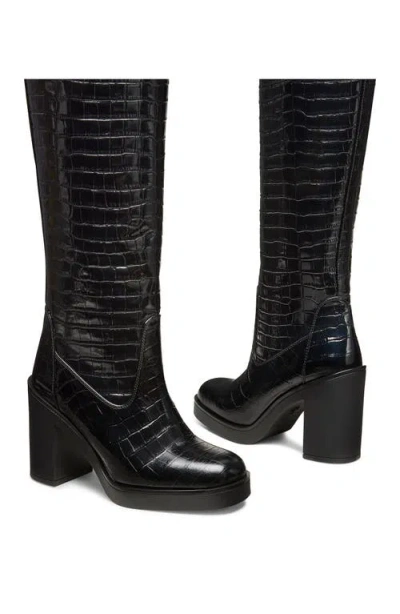 Stuart Weitzman Bethenny Block Heel Tall Boot