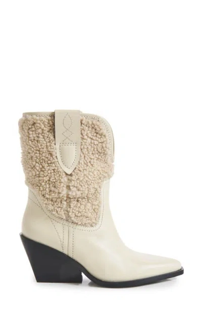 Free People Pitchfork Shearling Boot In Arctic