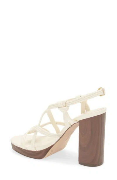Vince Camuto Fabbie Platform Block Heel Sandal In White