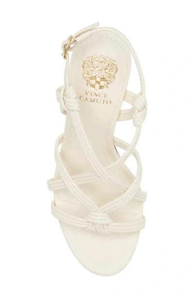 Vince Camuto Fabbie Platform Block Heel Sandal In White