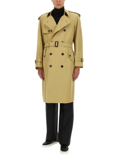 Burberry "highbury" Trench Coat In Green