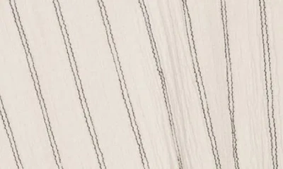 Caslon ® Stripe Twist Front Textured Button-up Top In Neutral