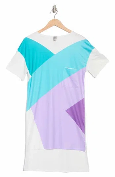 Go Couture High Low Tunic T-shirt Dress In Multi