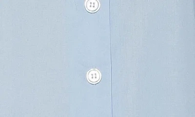 Alexia Admor Shannan Tipped Collar Button-up Shirt In Blue