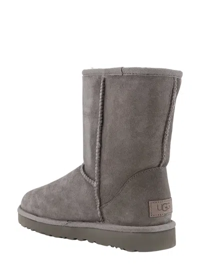 Ugg Grey Suede Ankle Boots In Gray