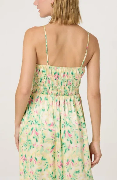 Astr The Label Smocked Maxi Dress In Multi