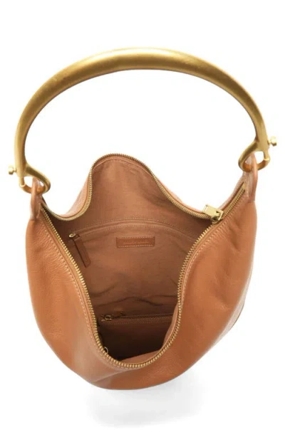 Walter Baker Luna Frame Handle Leather Hobo Bag