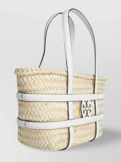 Tory Burch Small 'ella' Tote Bag In Straw