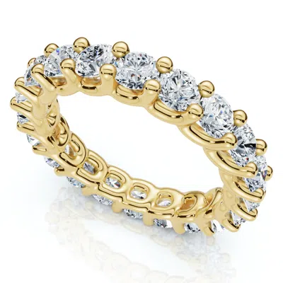 Pompeii3 2 1/2ct Diamond U Prong Eternity Ring In 14k Gold Or Platinum Lab Grown In Gold