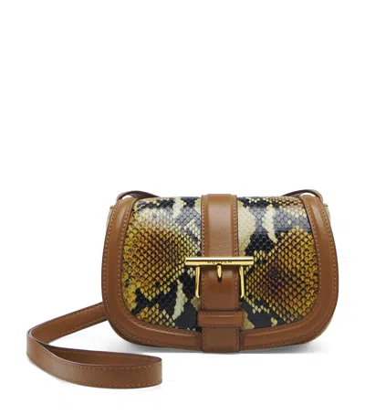 Alexander Mcqueen Mini Leather T-bar Satchel