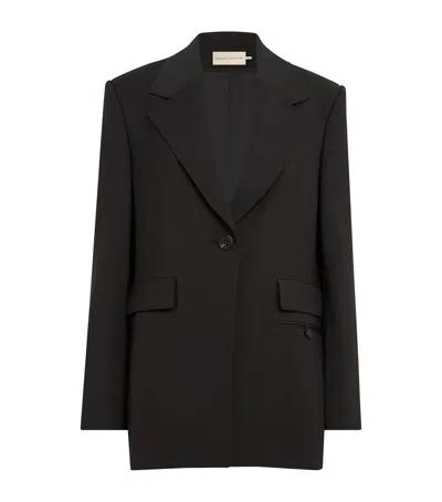 Camilla And Marc Single-breasted Corinthian Blazer In Black