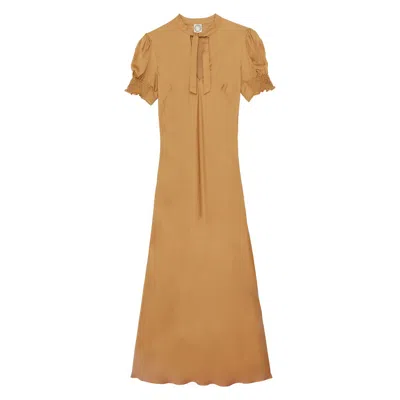 Ines De La Fressange Robe Cerise  Camel In Brown