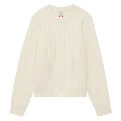Ines De La Fressange Women's "marlon" Sweater In White