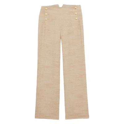 Ines De La Fressange Pantalon À Pont Gabriel Sable In Neutral