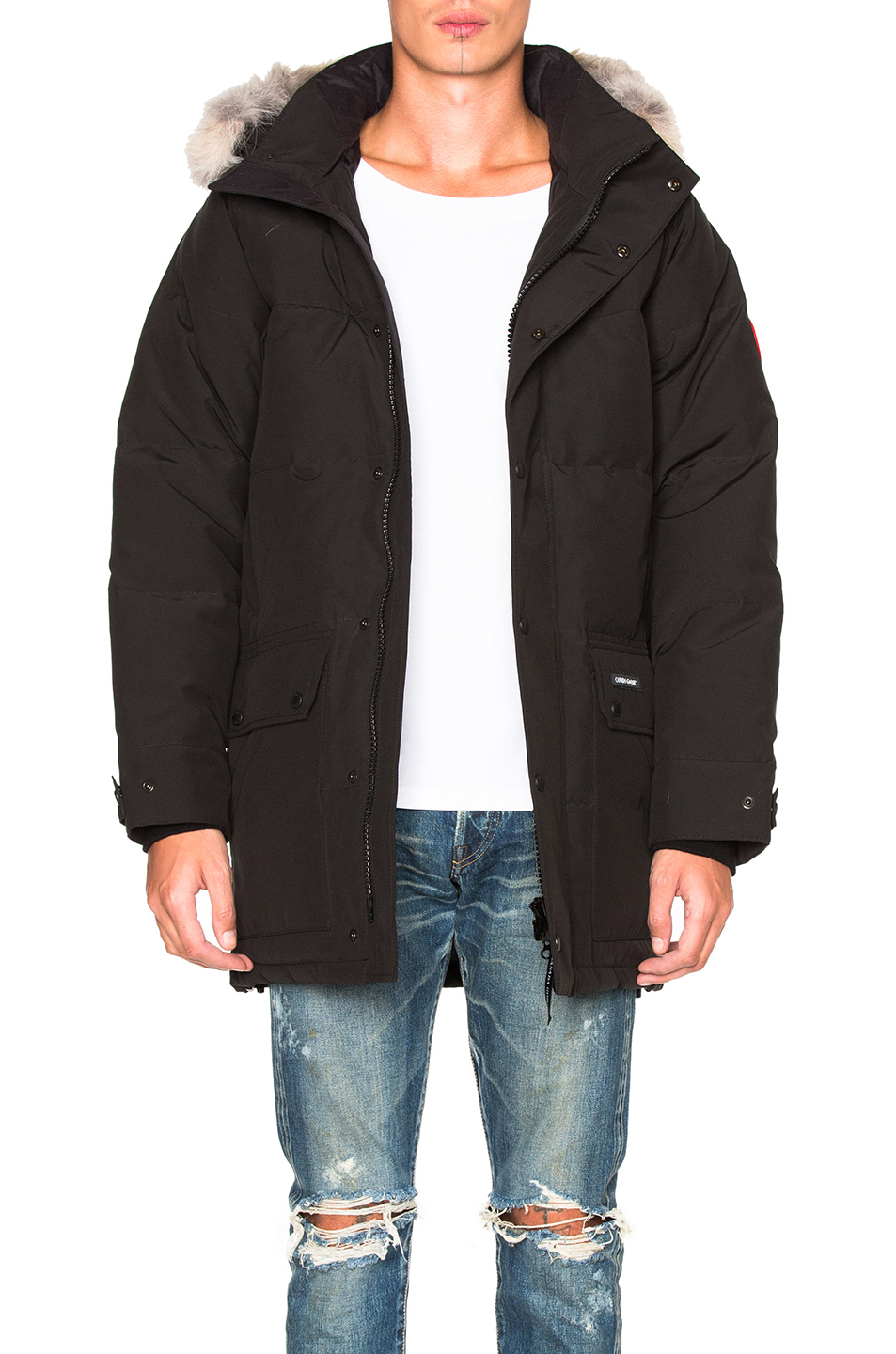 canada goose emory parka navy