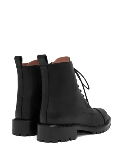 Malone Souliers Short Boots With Toe Cap And Thick Heel In Black