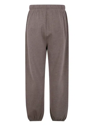Essentials Elasticated-drawstring Track Pants In Purple