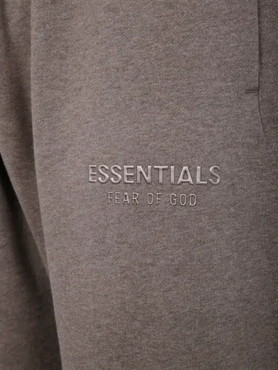 Essentials Elasticated-drawstring Track Pants In Purple