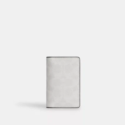 Coach Id Wallet In Signature Canvas