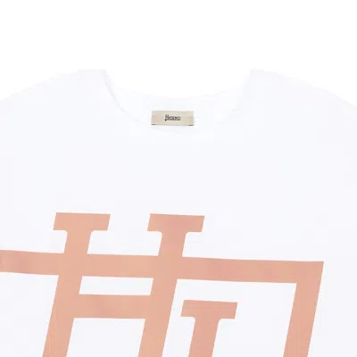 Herno Printed Graphic T-shirt In White