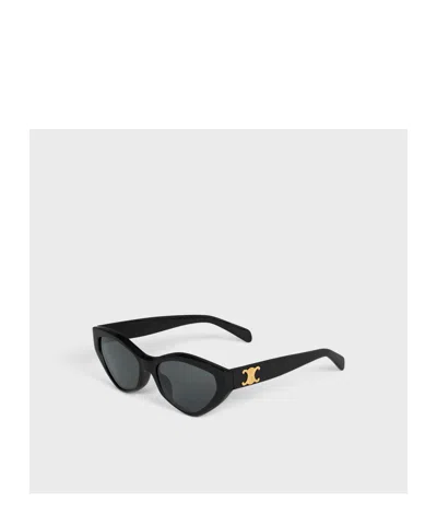 Celine Cl40323u Triomphe 01a Nero Sunglasses In Black