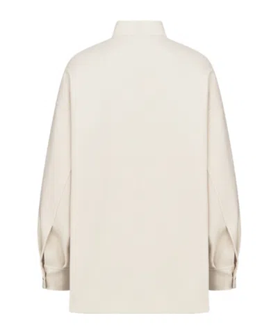 Dior Wool Jacket In White